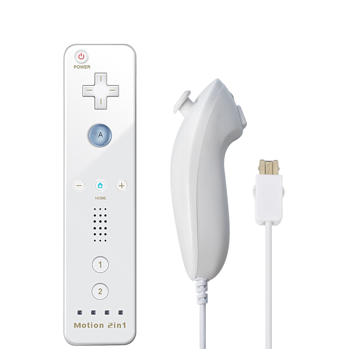Controllers For Nintendo Wii 2 In 1 Left Right Controller Optional Motion Plus Set Game Remote Control Joystick Wireless Gamepad
