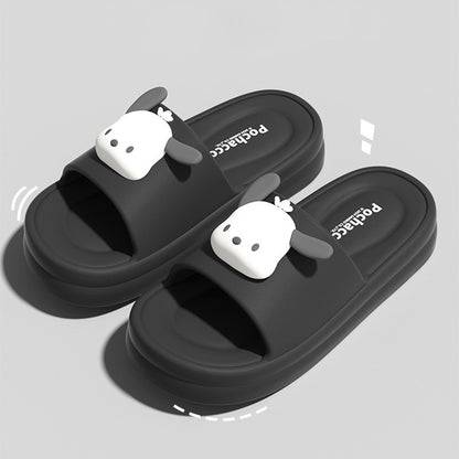 Super Soft EVA Thich Cushion Soles Slippers Cute Outdoor Cartoon Slides Comfortable Shoes Girl's Indoor Sandals