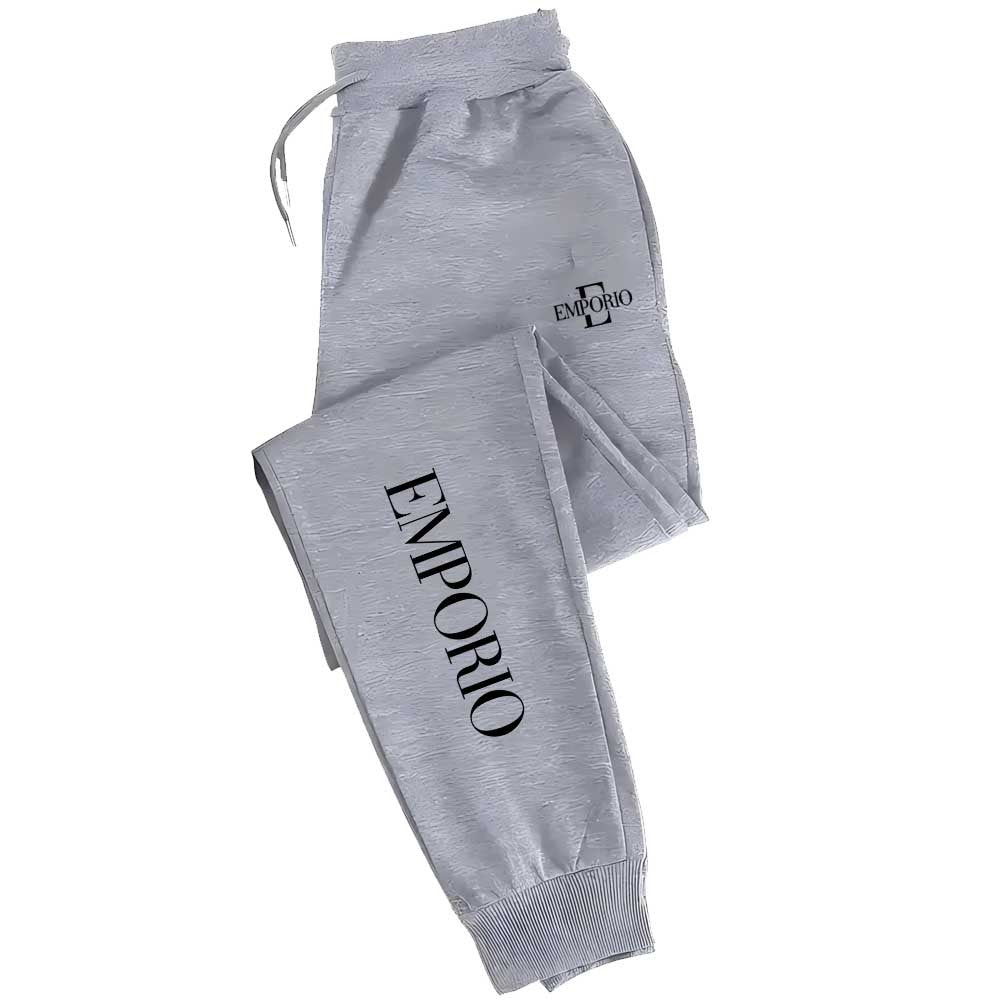 Men's Gym Jogger Pants - Heavy-Duty Stretch Athletic Track Pants with Elastic Drawstring  Cuffed Ankles, All-Season Waist &