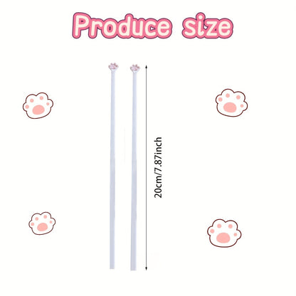 Novos pauzinhos com formato de pata de gato para bebês, crianças e iniciantes, com alta praticidade. Fixador antiderrapante, auxiliar para a alimentação do bebê, louça de jantar, cozinha.
