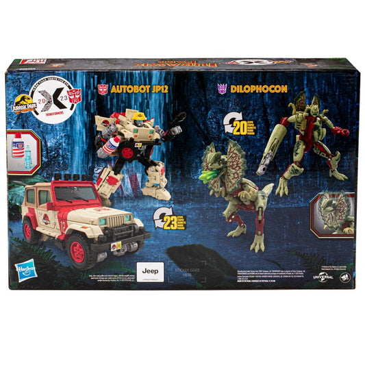 Brand New Spot Original Deformation Toys Jurassic Park Limited Co-branded Model Double Spinosaurus Jeep Wrangler JP12 Moving