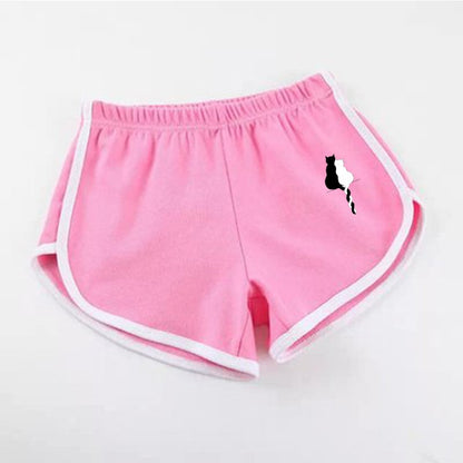 Cotton Sports Shorts Summer Yoga Dance Pants Breathable Workout Running Shorts Dolphin Shorts for Women Sports Shorts