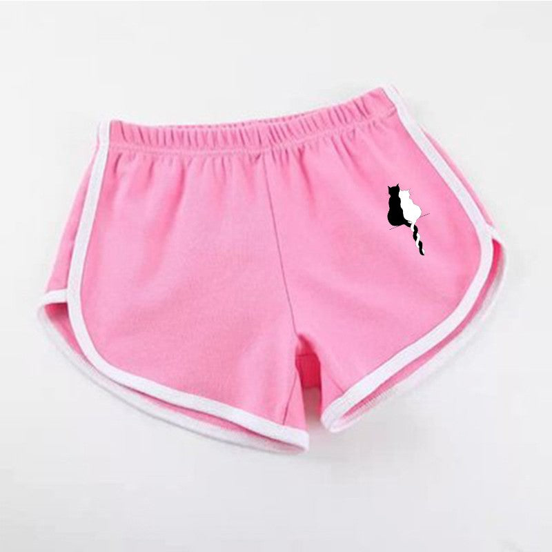 Cotton Sports Shorts Summer Yoga Dance Pants Breathable Workout Running Shorts Dolphin Shorts for Women Sports Shorts