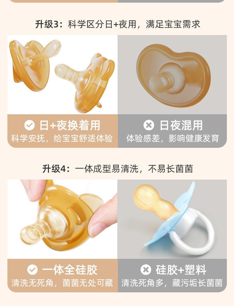 Baby pacifier/Sleep aid for babies over 3 months old/Anti bloating silicone