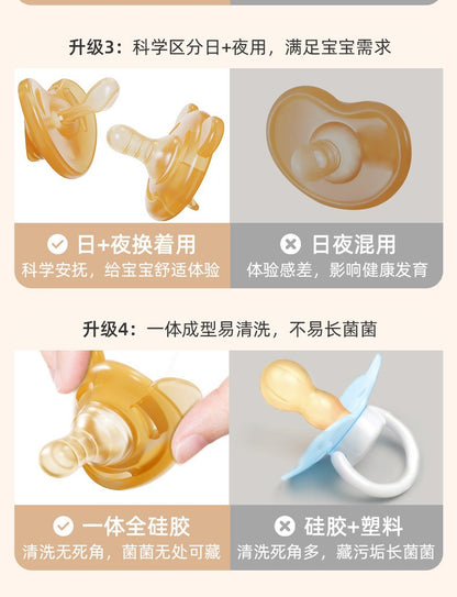 Baby pacifier/Sleep aid for babies over 3 months old/Anti bloating silicone