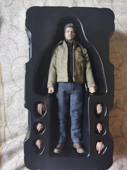 Brinquedos Premium 1/12 The Last of US Soldado Masculino Boneco de Ação Joel Conjunto Completo Boneco de Ação Articulável Cerca de 15 cm de Presente