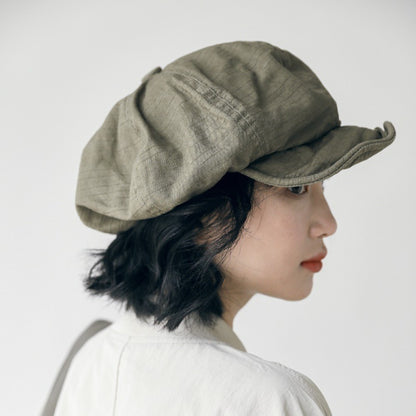 Retro Newsboy Caps Men Octagonal Hats British Painters Hats Autumn Winter Berets Herringbone Flat Caps Hip Hop Berets