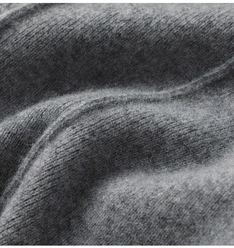 High Waist Wide Leg Woolen Pants Women's Loose Casual Black Long Trousers Autumn Fashion Elegant Commuting Style