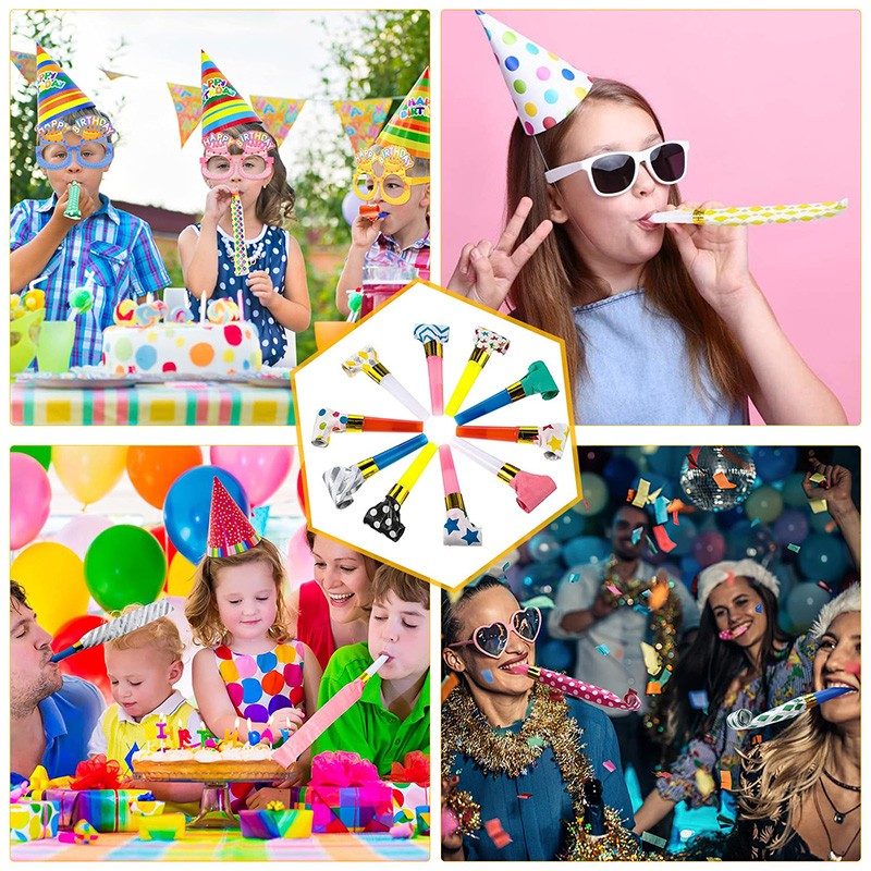5~100pcs Blowing Telescopic Whistle Party Noise Generator Plastics Party Entertainment Cheering Props Festival Gift Pinata TMZ