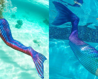 New Swim Mermaid Tail Costume Cosplay Mermaid Costume Party Gift Fantasy Swimsuit Beach Swimming Halloween Costume No Fins