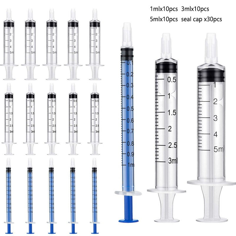 1/5/10/20 seringas de plástico para hidroponia, medição de perfume, enxágue, amostrador descartável, injetor, seringa de medição e injeção