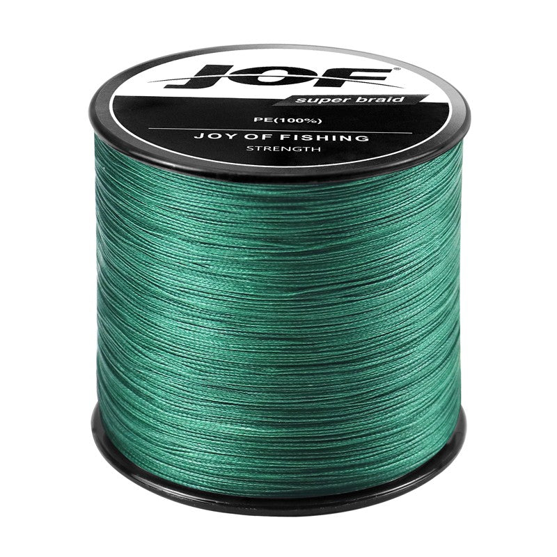 Linha Trançada JOF 12X 100/300/500/1000m Tudo para Linha de Pesca MaxDrag 150LB Linha Multifilamento PE para Pesca em Água Salgada no Mar