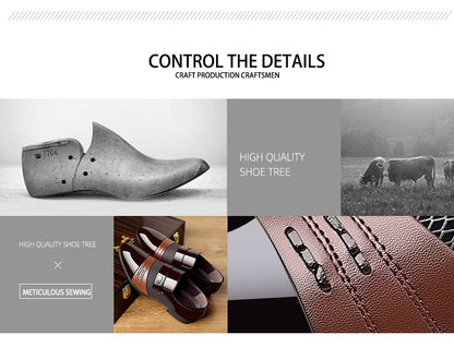 Oxford Shoes Men's Luxury Lacquer Wedding Shoe Pointed Toe Dress Shoes for Men Classic Business Men Leather Shoes Big Size 38-48