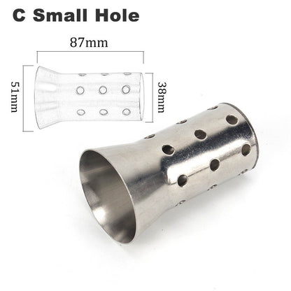 51mm Universal Middle Section Motorcycle Exhaust Baffle DB Killer Muffler Sound Reducer for Yoshimura for SC for Akrapovic