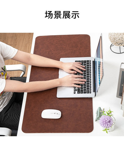 Mouse Pad Impermeável PU Tapete de Mesa Protetor Grande Mousepad Computador Laptop Antiderrapante Fácil de Limpar Tapetes de Teclado