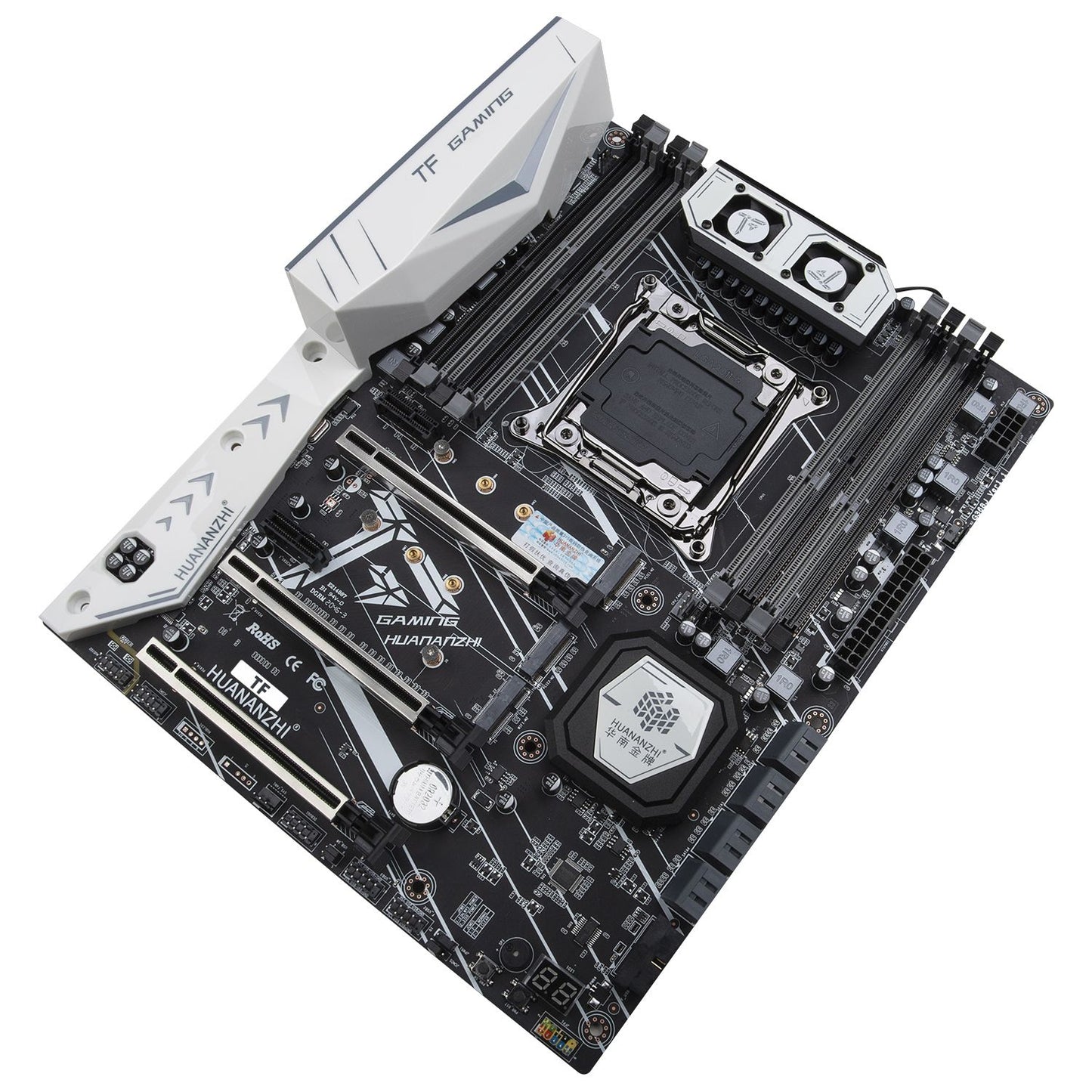 Placa-mãe HUANANZHI X99 TF LGA 2011-3 XEON X99 com suporte para Intel E5 2666 2678 2696 v3 v4 DDR3 DDR4 memória RECC NÃO-ECC NVME