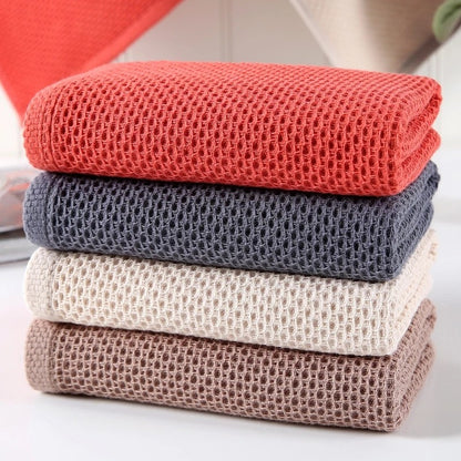 70x140cm high qualityWaffle towel Bathroom accessories ??solid color towel absorbent strong Wipe towel after exercise