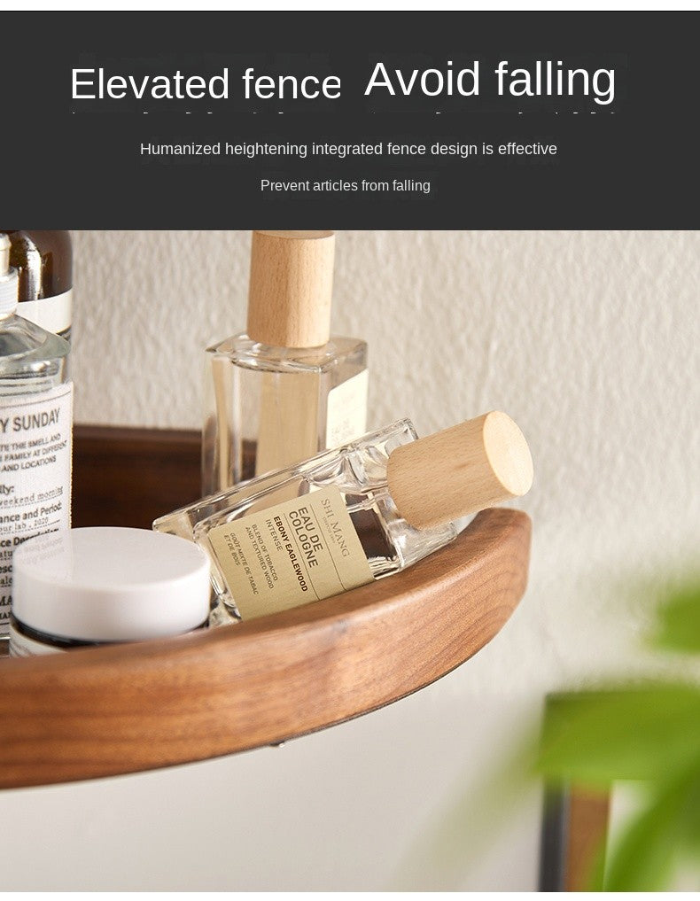 bathroom shelves wall mounted toilet and bathroom storage solid wood non perforated triangular frame wall corner rack