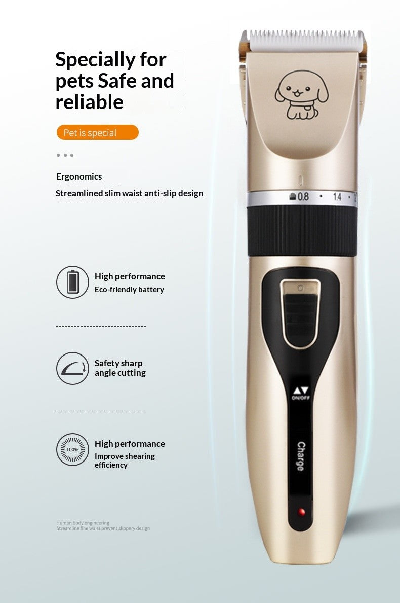 Máquina de Cortar Pelos Elétrica 1500 mAh Aparador de Pelos de Animais Tesoura de Tosa para Cães e Gatos Ferramenta de Tosar