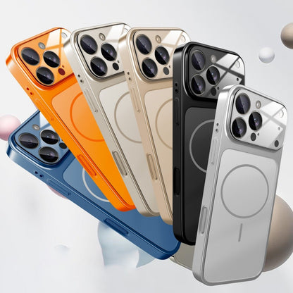 Capa de Vidro Fosco Nano Original para iPhone 17 Pro Max 16 15 14 13 Pro Max 17Air Magnética Magsafe Carregamento Sem Fio Armadura Funda