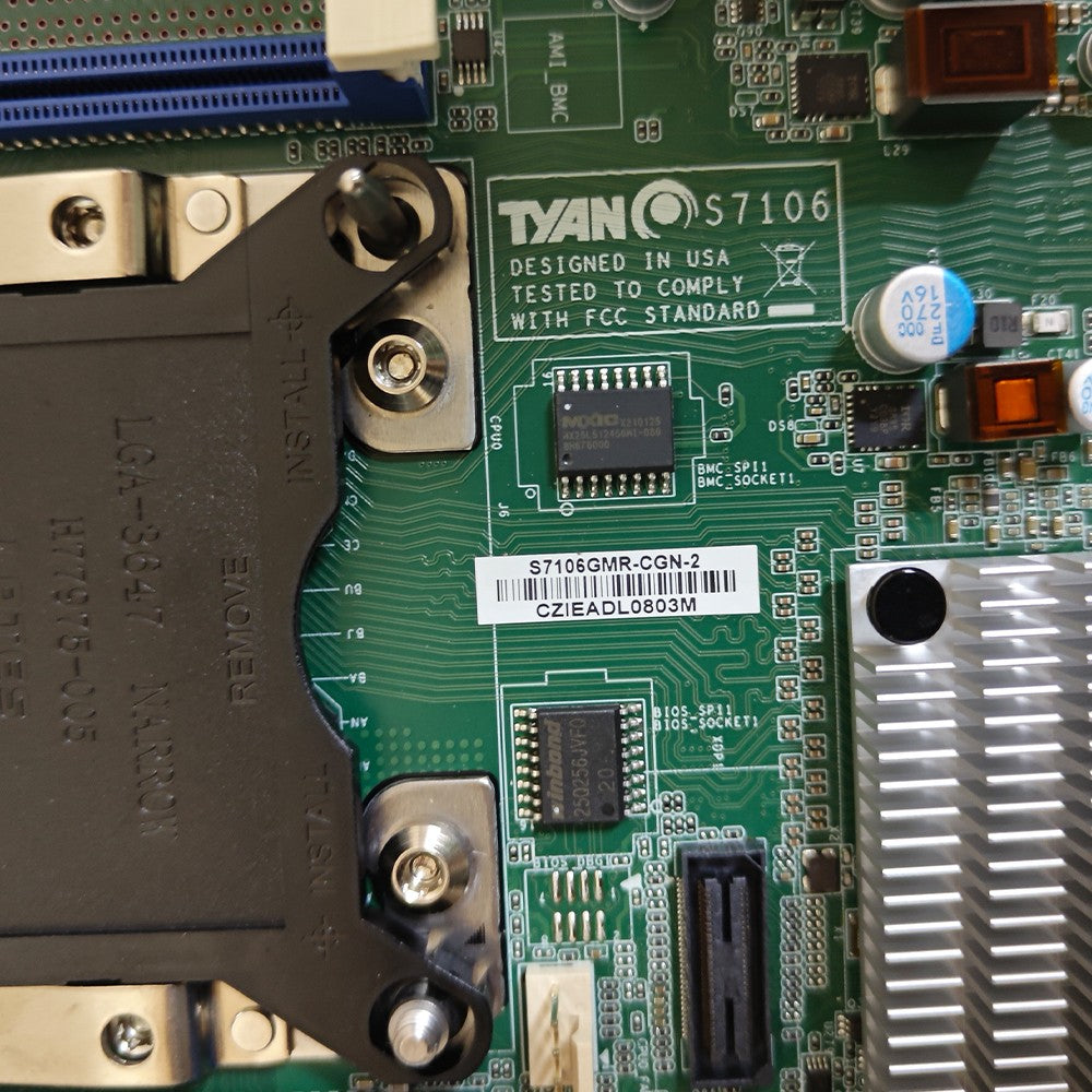 TYAN S7106 S7106GM2NR Dual Socket Server Motherboard S7106GMR-CGN-2 Rack-Optimized Support Intel Xeon 3647 cpu LGA 3647 DDR4 512