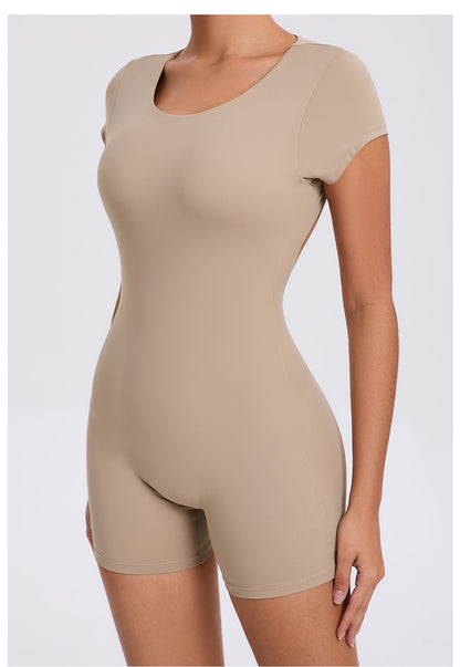 Sporty Jumpsuit Sport Outfit for Woman Sportswear Padding Sports Overalls 2025 Gym Set Women Suit for Fitness Yoga Clothes