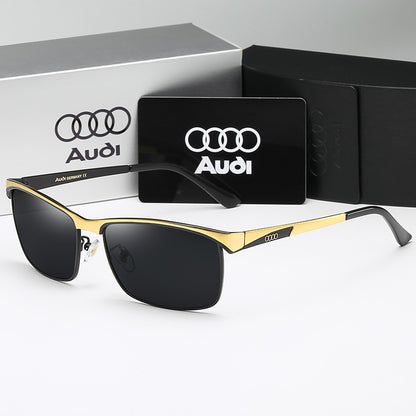 Audi Polarized UV400 Driving Sunglasses for Men/Women Square Frame Glasses Wholesale Gift for Auto Enthusiasts 557