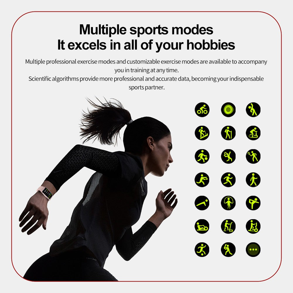 ECG+PPG Smart Watch Health Monitoring Blood Pressure Uric Acid Blood Fat bracelet Bluetooth Call Reminder Waterproof SmartWatch