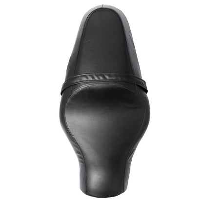 Assento Duplo de Couro PU Preto para Piloto e Passageiro Traseiro de Motocicleta para Harley Sportster XL 883 1200 48 2010-2016