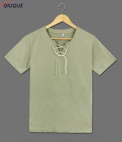 Green / Gray Color Long / Short Sleeve T-shirt Eren Jaeger Cosplay Costume Daily Casual Shirt Anime Clothing
