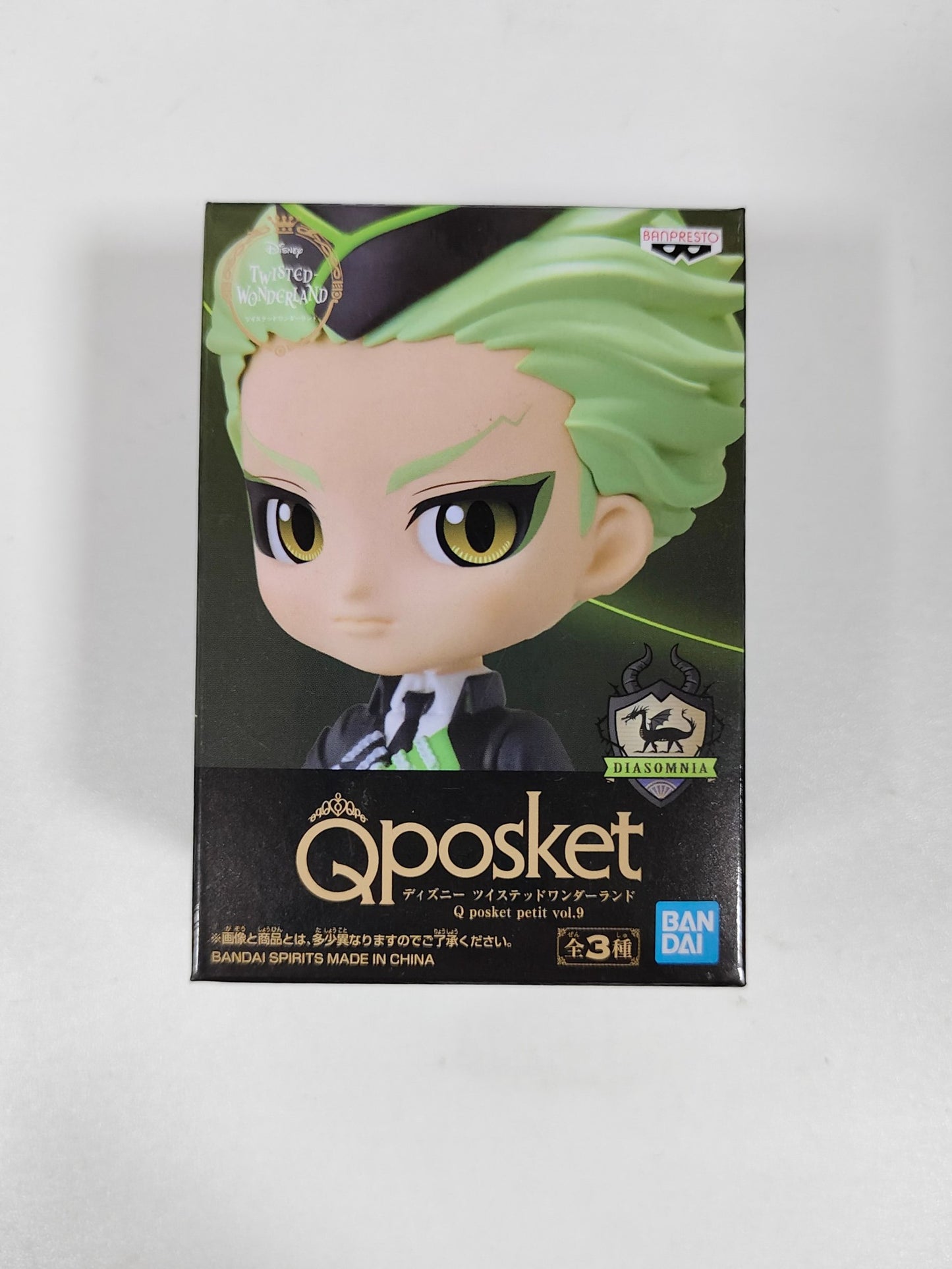 Genuine Bandai Q posket Series Disney Twisted Leona Jack Ruggie Wonderland Azul Ashengrotto Colecionáveis Brinquedos de Modelo Presente