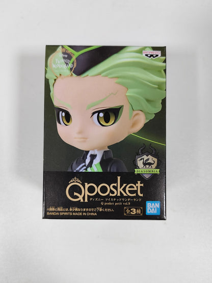 Genuine Bandai Q posket Series Disney Twisted Leona Jack Ruggie Wonderland Azul Ashengrotto Colecionáveis Brinquedos de Modelo Presente