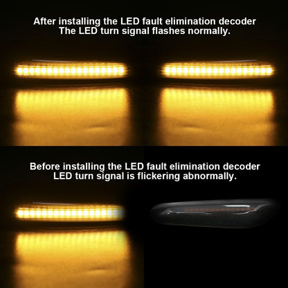 Indicator Load Resistor 12V 21W Solve Blinker Error 26 Ohm LED Turn Signal lights Fault Decoder Motorcycle Flasher