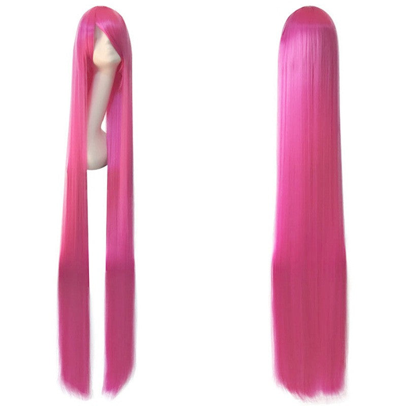 cosplay wig, ancient costume, men and women, long straight hair, anime, colored hair Synthetic fiber wig