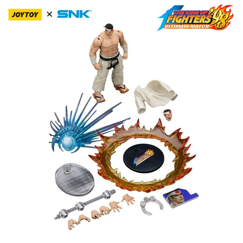JOYTOY SNK KOF 98UM Hero Team 1/18 Bonecos de Ação Kyo Kusanagi Goro Daimon Modelo Benimaru Nikaido Jogo Anime Presentes de Brinquedo Masculino