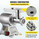 SucceBuy 122 Kg/H 250 KG/H Moedor de Carne Elétrico Picador Processador de Alimentos Pesado Eletrodomésticos Máquina Moedora Comercial