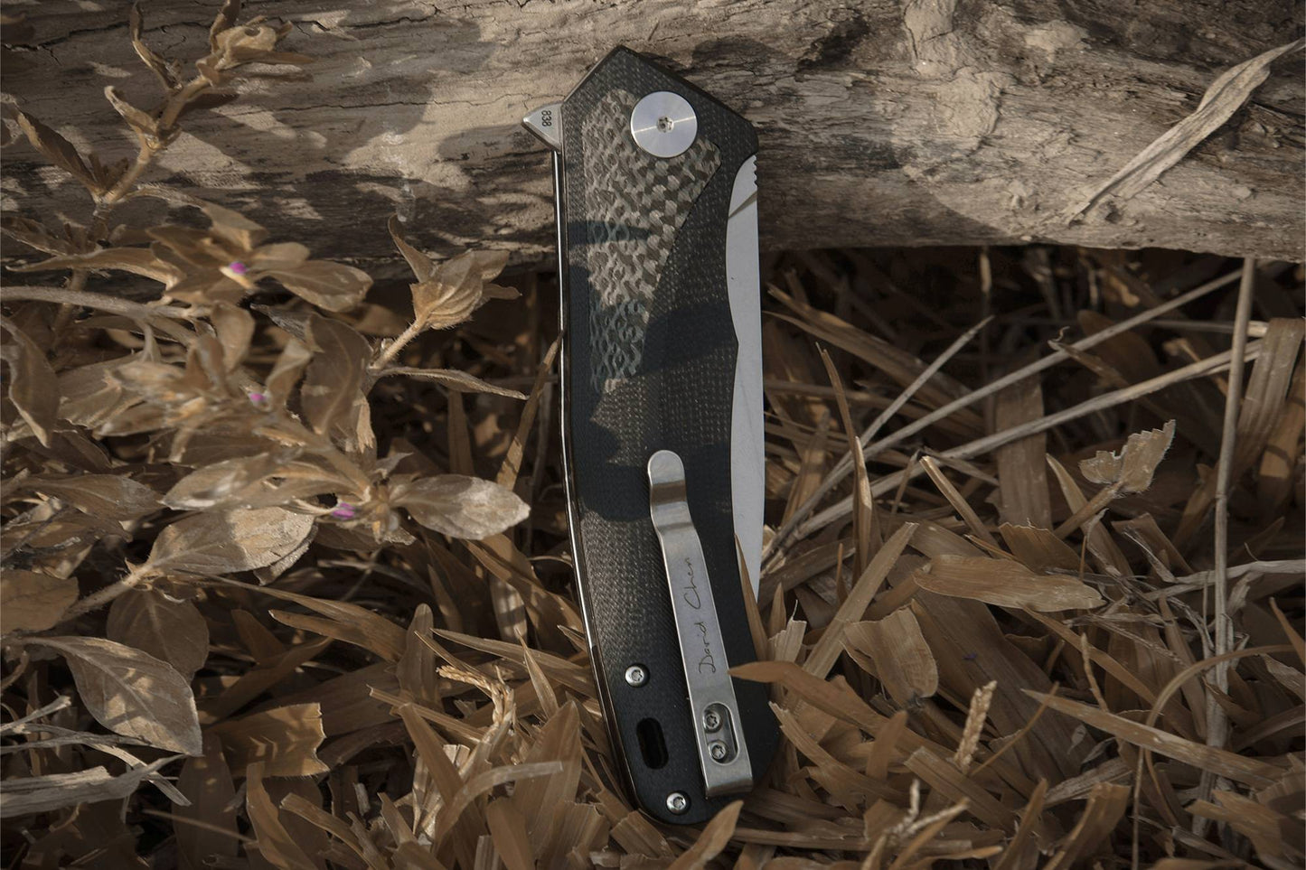 Petrified Fish PF838 Folding Knife Jackknife D2 Steel Outdoor Camping Hunting Hiking EDC Tool Ball Bearing G10 Handle Knives