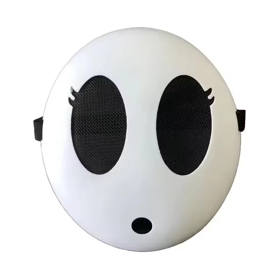 Game Bros Shy Guy Mask Cosplay Funny Unisex Adlut Plastick Masks Halloween Carnival Party Costume Props Masquerade Cartoon Chara