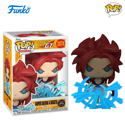 Boneco de Anime Super Saiyajin 4 Série Goku Goku Vegeta Gogeta Android 17 Modelo Boneca Funko Pop Edição Limitada Presentes de Brinquedo Originais