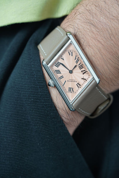 FARASUTE New Unique Square Stainless Steel Quartz Watch Men Casual Sapphire Glass Swiss Movement Waterproof Wristwatches Male