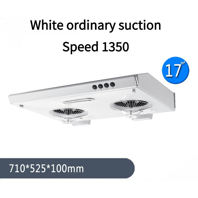 Ultrathin Range Hood For Kitchen Top Suction Dual Motor Strong Suction Force Kitchen Ventilator Energy Conservation Wide 710mm