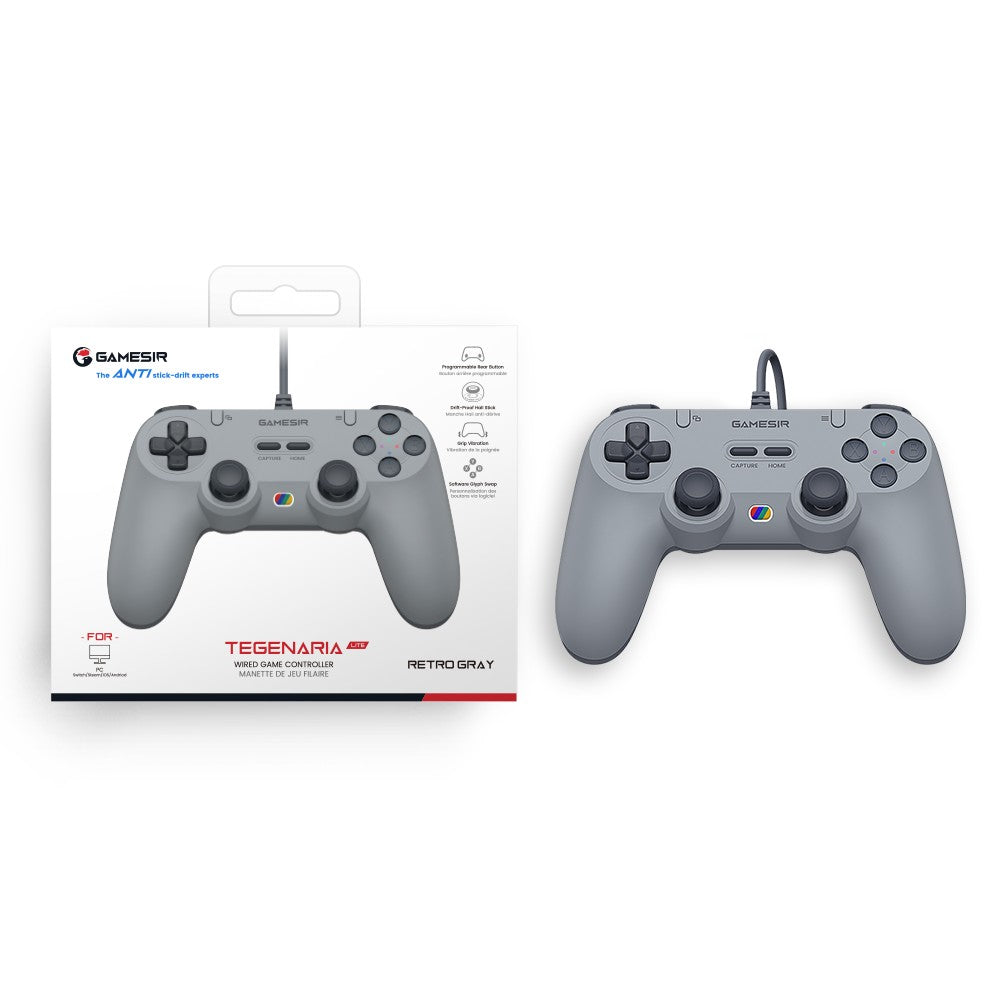 GameSir Tegenaria Lite Wired Switch Controller, Near-Zero Latency, Anti-Drift Joysticks, 2 Back Buttons for Nintendo Switch 2 PC