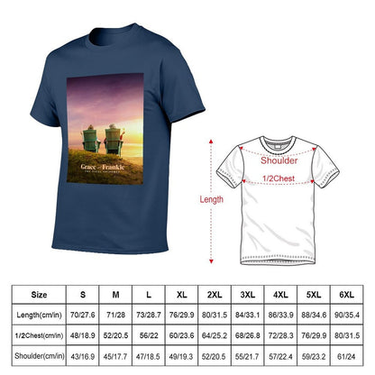 Grace and Frankie The Final Episodes [Promo] T-Shirt black cotton t-shirt plain for man package cotton t shirt man T-Shirt