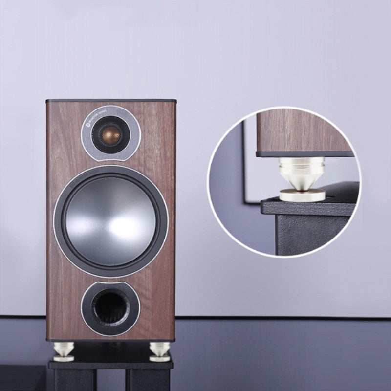 Speaker Stand Aluminum Alloy DAC CD Tripod Subwoofer Power Amplifier Isolation Feet Audio Speakers Foot Spikes Cone Floor Nail