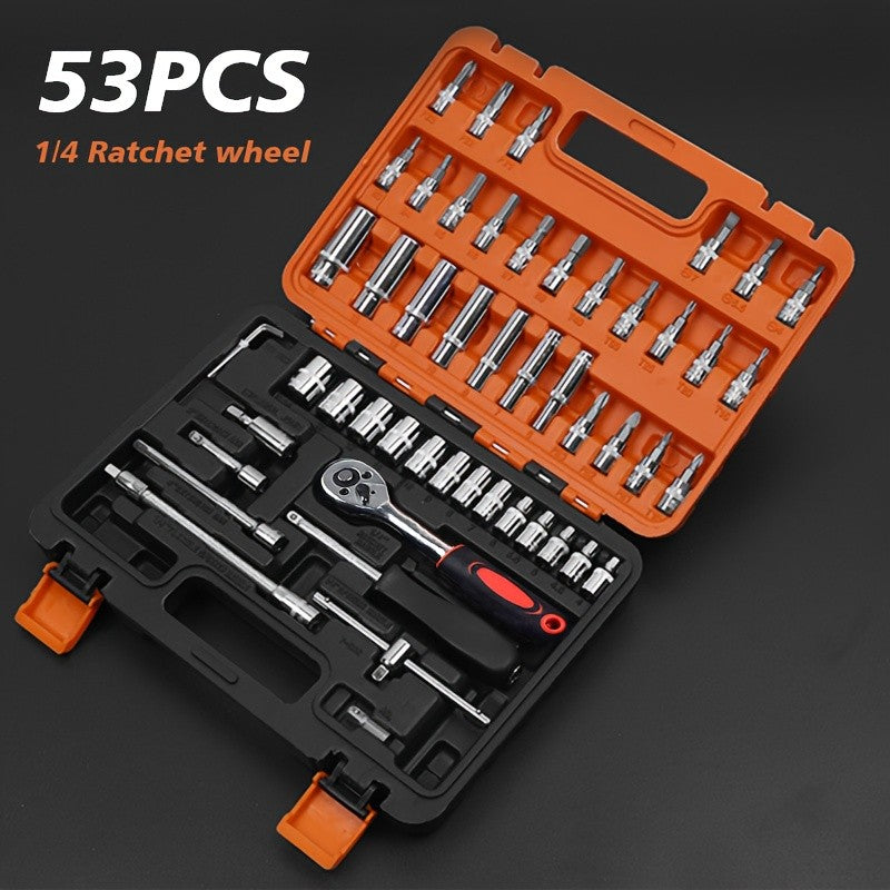 Kit de Ferramentas para Reparação de Carros em Aço Inoxidável para Motocicletas Off-Road - Acessórios Completos para Manutenção Automotiva