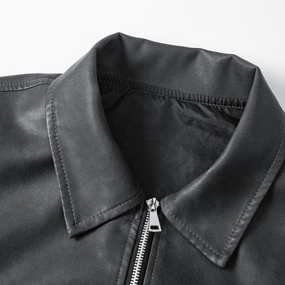 Leather Jacket Men Suede Coats Black Oversized 6XL 7XL 8XL Plus Size Street Motorcycle Autumn Hip Hop Brand Waterproof Autumn