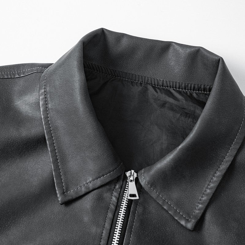 Leather Jacket Men Suede Coats Black Oversized 6XL 7XL 8XL Plus Size Street Motorcycle Autumn Hip Hop Brand Waterproof Autumn