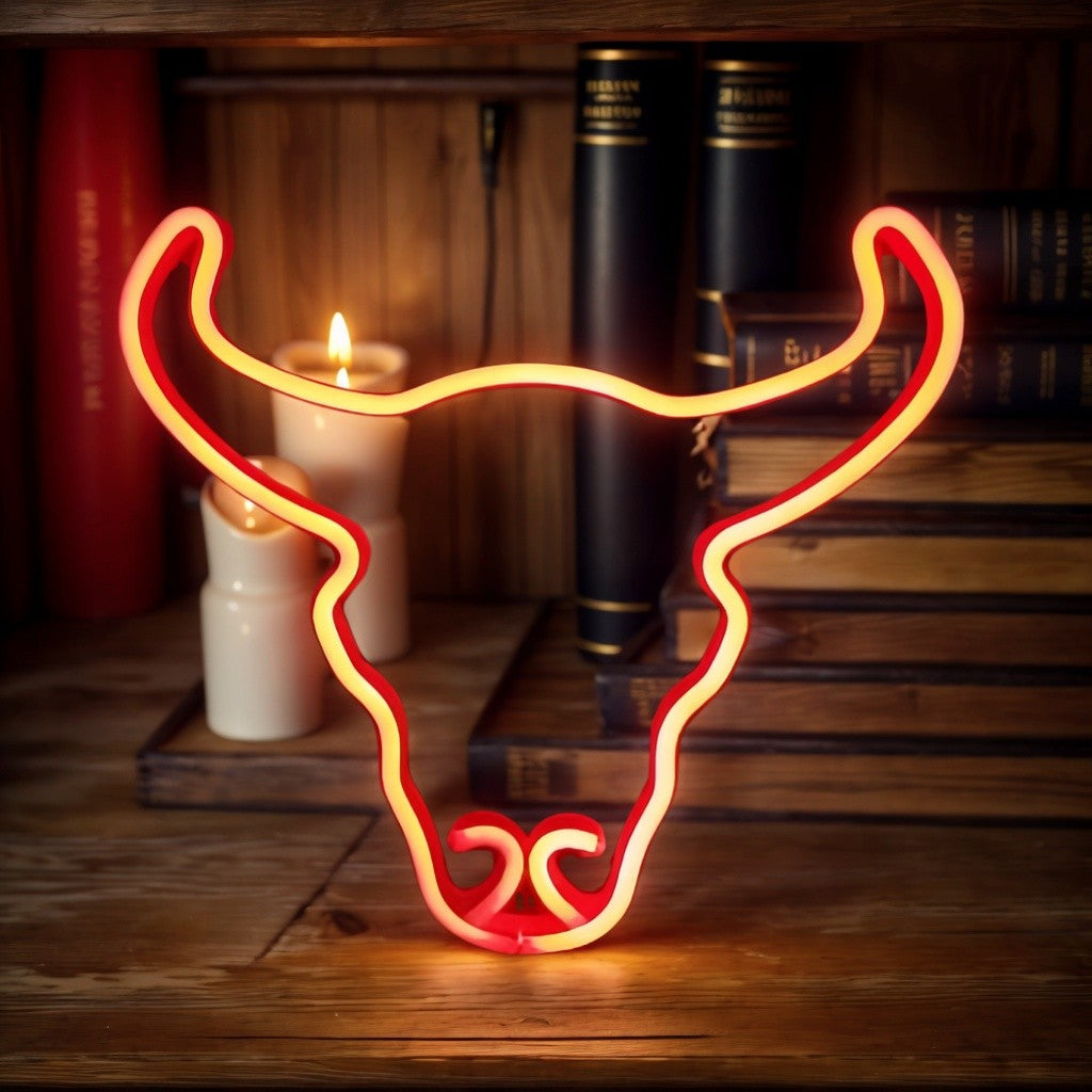 1 Piece, Decorative Neon Light for Modern Art Ambiance, Holiday Party Christmas Wall Decoration, Wedding Scene Graduation Gift, USB or Battery Powered (Battery Not Included)