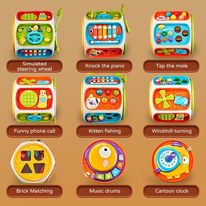 Celular de Brinquedo para Bebês, Música para Crianças, Alto-falante Móvel com Som e Luz, Brinquedo Educacional para o Desenvolvimento de Crianças a partir de 12 Meses