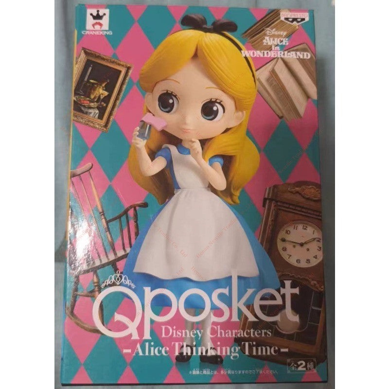 Em Estoque Bandai Qposket Branca de Neve Mulan Alice Coleção de Brinquedos Presentes